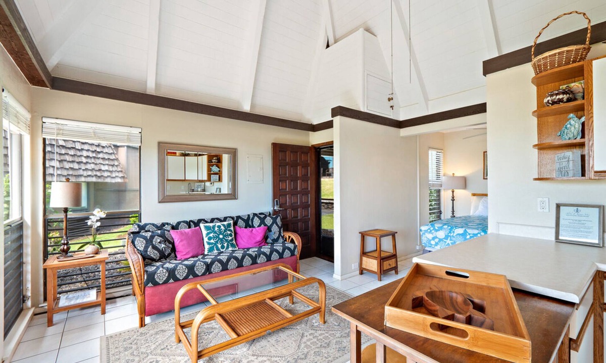Punaluu Condo | #04 Black Sand Beach Condo | 0 Bed, 1 Bath