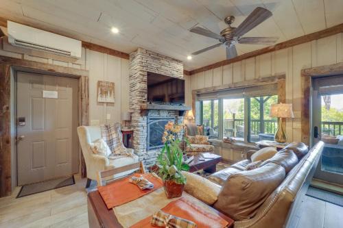 Beech Mountain Apartment | 1 Mi to Beech Mtn: Cabin w/Fire Pit & BBQ!