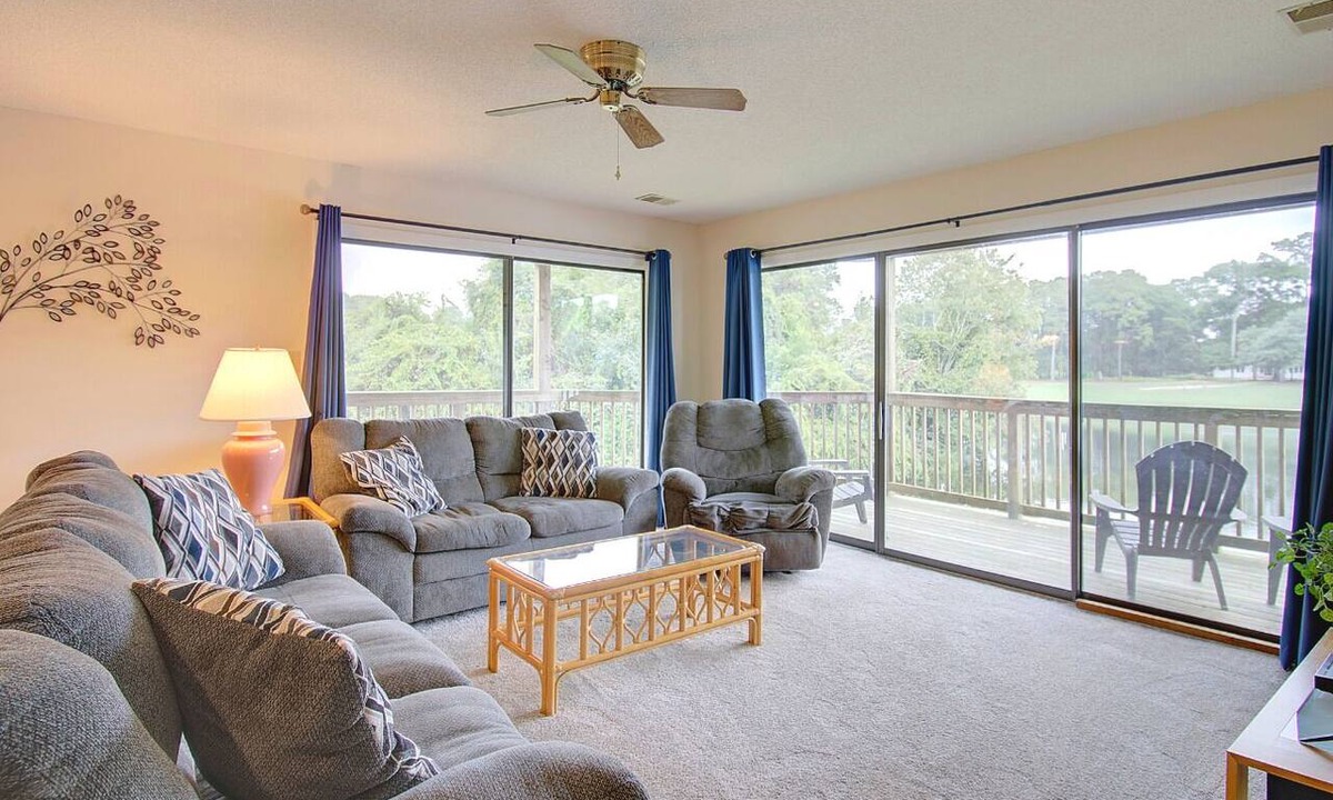 Sea Trail Condo | 13C - Fairway Villa overlooking Oyster Bay Golf Links