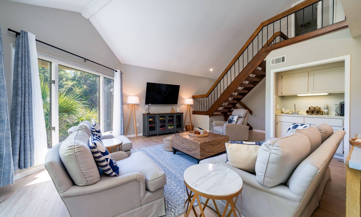 Spinnaker Beachhouses Villa | 3 BR, 2 BA Spinnaker Beach House! Close to Beach Club! Golf Course Views! Dog (2) Friendly!
