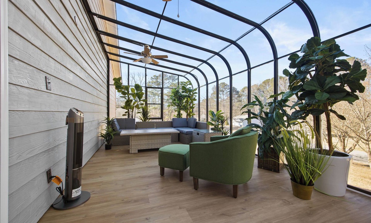 Lawrenceville House | 3BR Quiet House with Patio + Sunroom + Grill near Entertainment