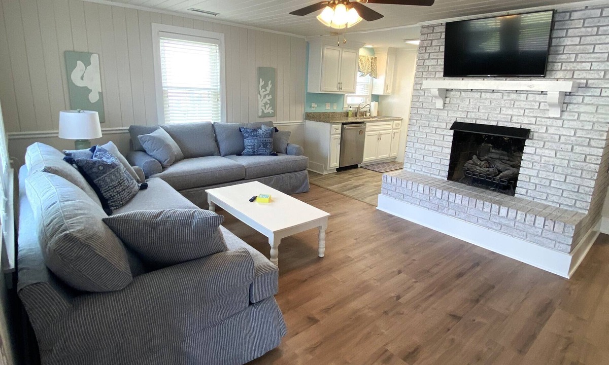Cherry Grove Beach House | 4 BR beach house 2 blocks from ocean in Cherry Grove! Dog friendly!