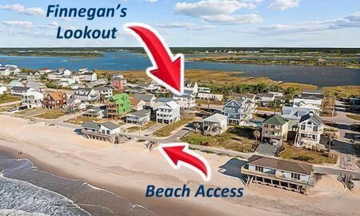 North Topsail Beach House | 4BR/3.5BA House - Ocean and Sound View House - Sleeps 8