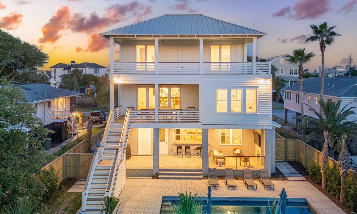 Isle of Palms House | 619 Carolina/Sleeps 12/C Escape/Brand New Custom Home With Pool