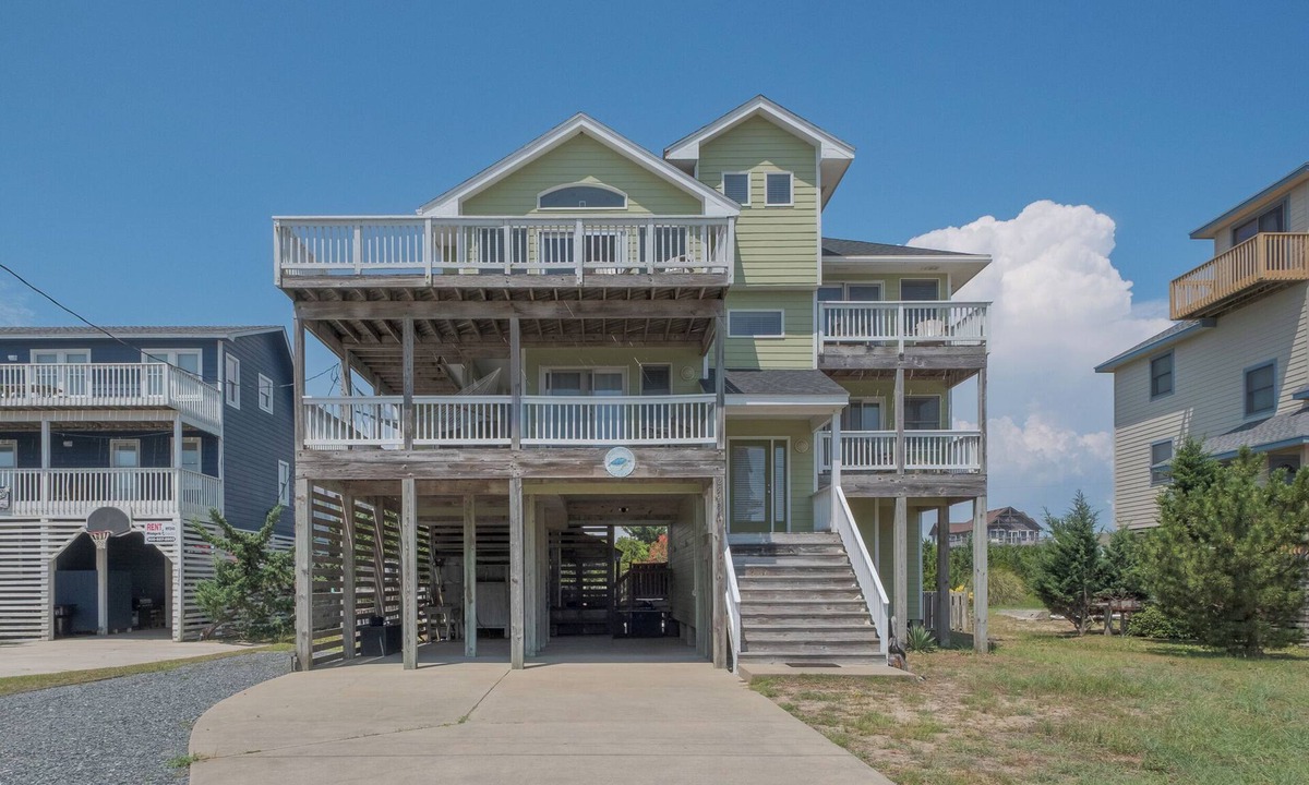 Waves House | 7170- Endless Summer Nights, Dog-Friendly 4BR Waves Escape | Pool & Hot Tub