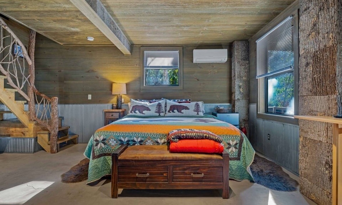 Canton Cabin | A-frame cabin - Low level with private entrance . No guests live above you .