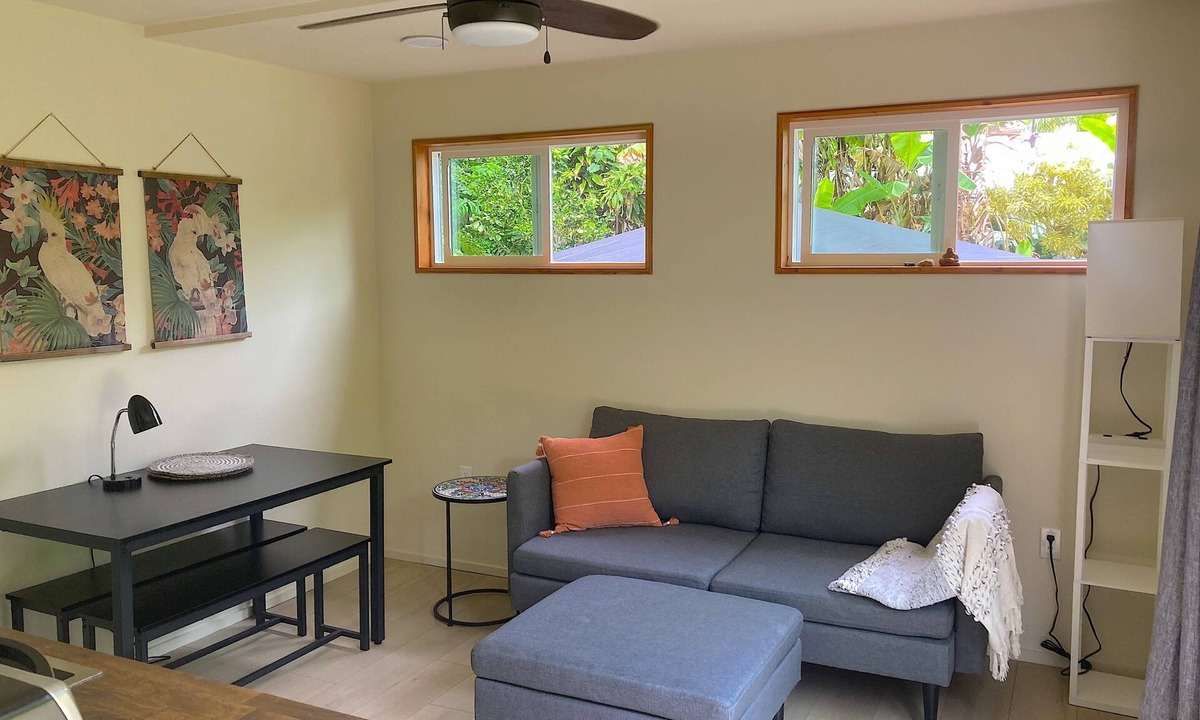 Kehena Apartment | Aloha Bungalow, Garden Level 1 Bedroom, walking distance to Kehena Beach.