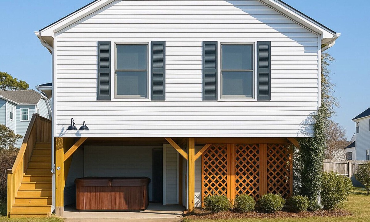 Colington Harbour House | Amazing sunsets, hot tub, community pool, 3 bed 2 bath. Dog friendly!