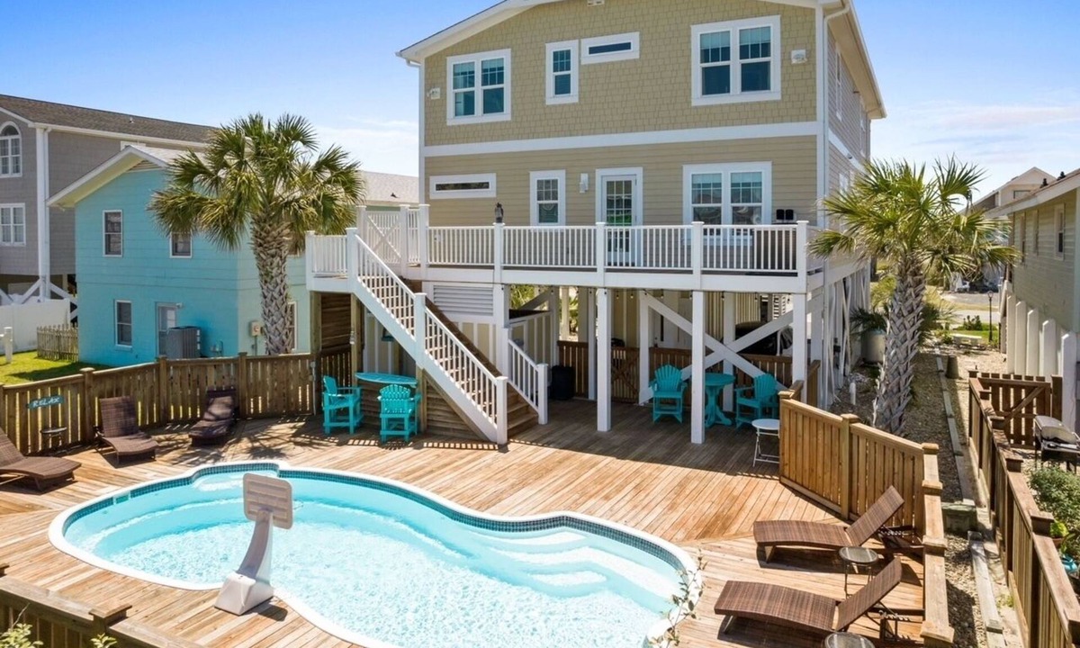Holden Beach House | Amazing Views Plus Pool & Private Beach Access Make for a Great Family Vacation