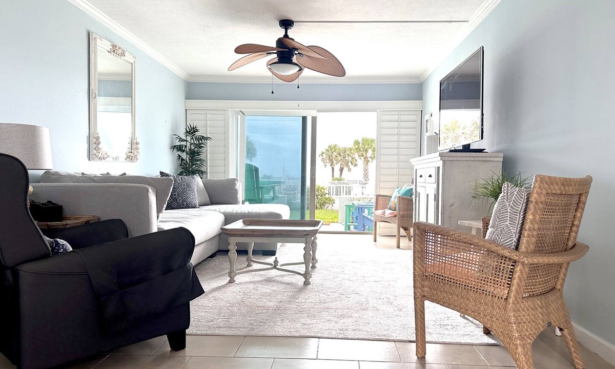Flagler Beach Condo | Beachfront Paradise! Private location between Flagler Beach and Ormond Beach.