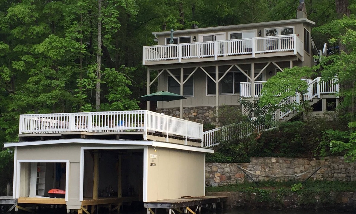 Lake Lure House | Beautiful Lake Lure Re-Opens for Summer - Enjoy from our Waterfront Home!