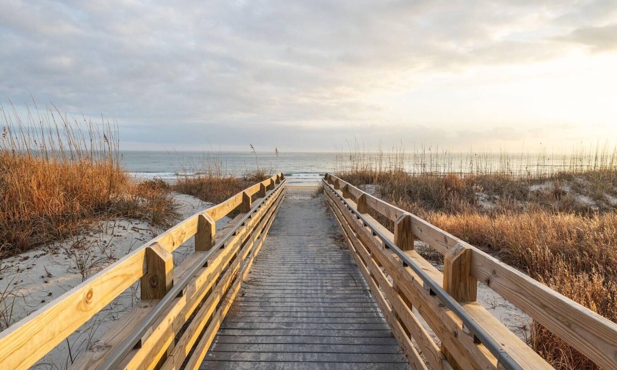 Atlantic Beach Condo | Boardwalk Shores B 2 Bedroom Duplex by RedAwning