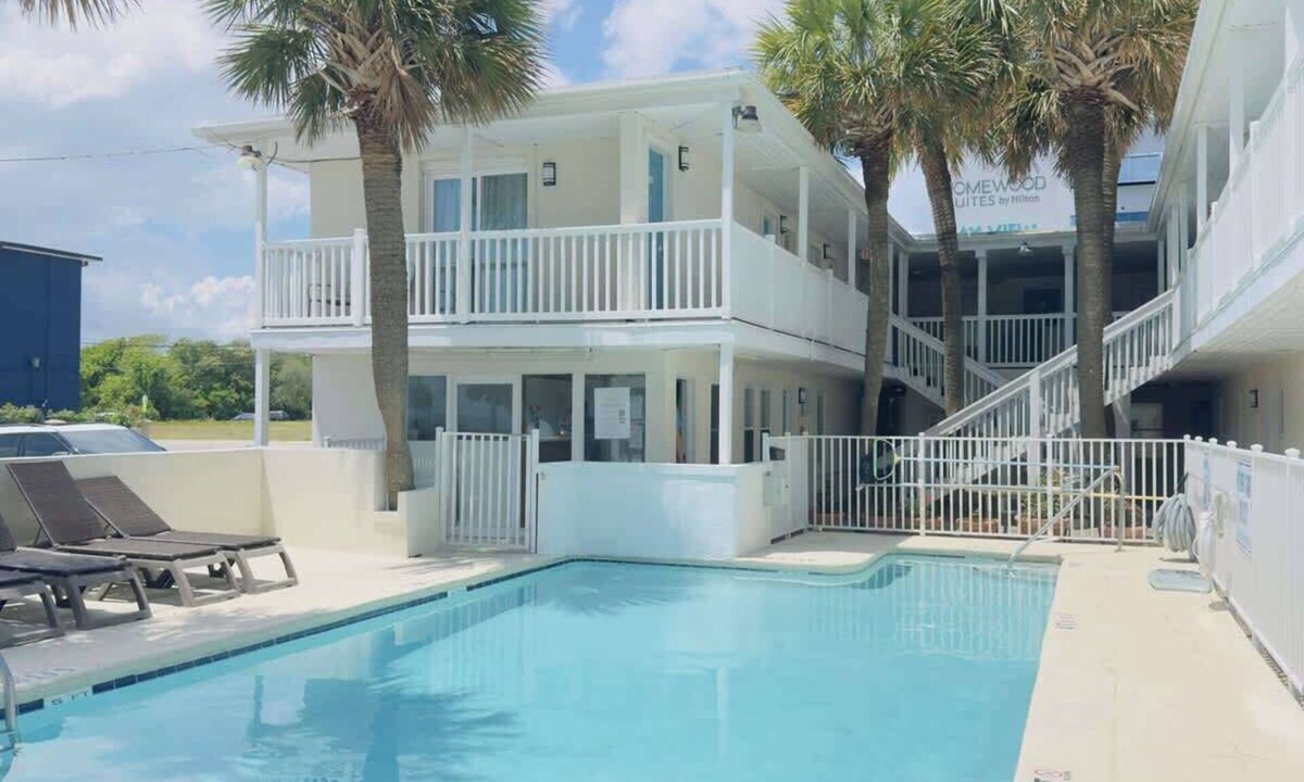Downtown Myrtle Beach Apartment | Boutique on the beach, Studio #120 + Pool