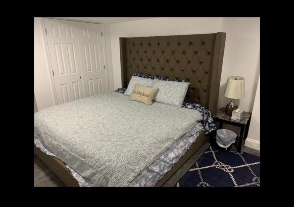 Charles Village House | Brand new bedroom with Tv next JHU