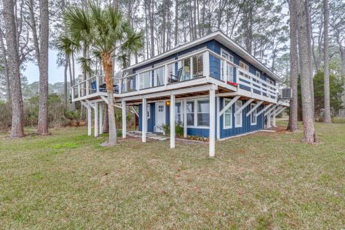 Carrabelle House | Carrabelle Retreat w/Boat Dock + Views of Gulf!
