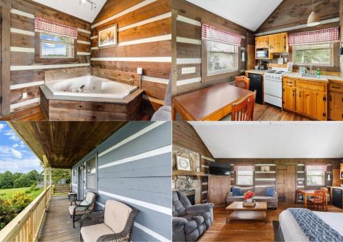 Fancy Gap House | Charming Blue Ridge Cabin with Jacuzzi and Mountain Views-Cabin 2