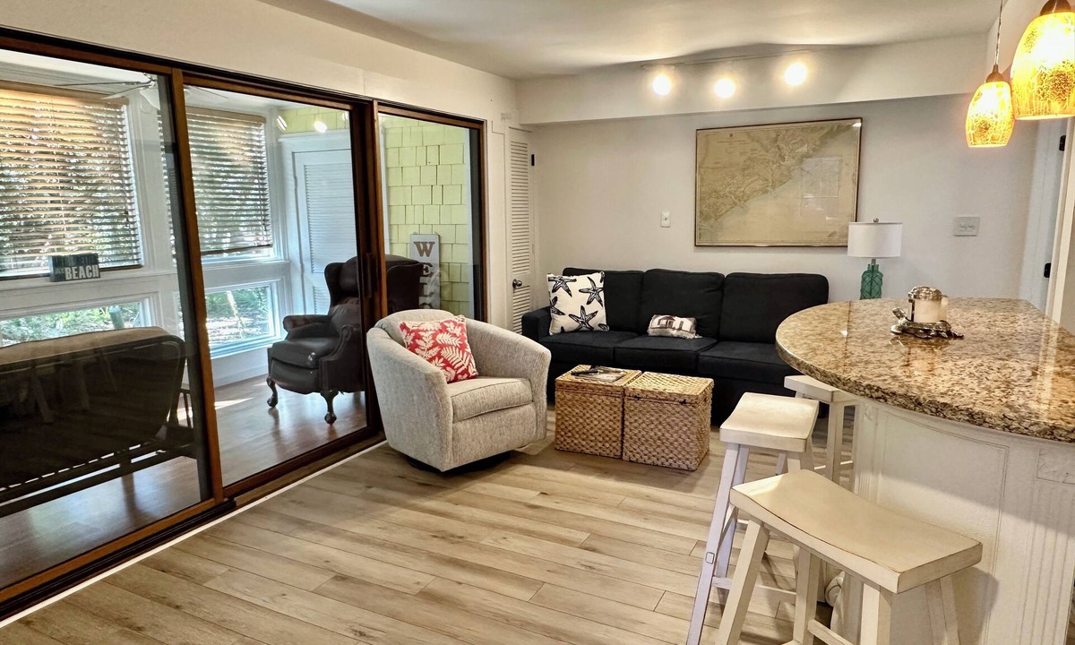 West Beach Village Villa | Charming lower level 1-bedroom Seascape villa just steps from the beach!