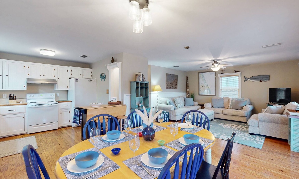 Colington Harbour House | Charming retreat with waterfront views, beach access, pool, & private hot tub