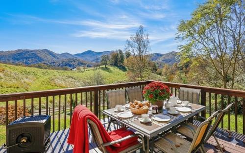 Barnardsville House | CL to DT Asheville Hot Tub Lg Deck Hammocks