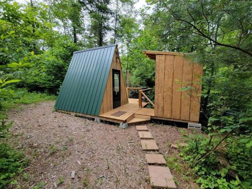Purlear Ski Chalet | Cool A-Frame on Creek in Purlear, North Carolina