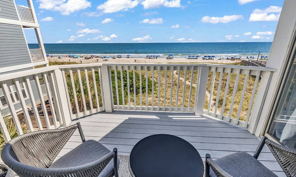 Ocean Drive Villa | Direct Oceanfront w/Private Balcony