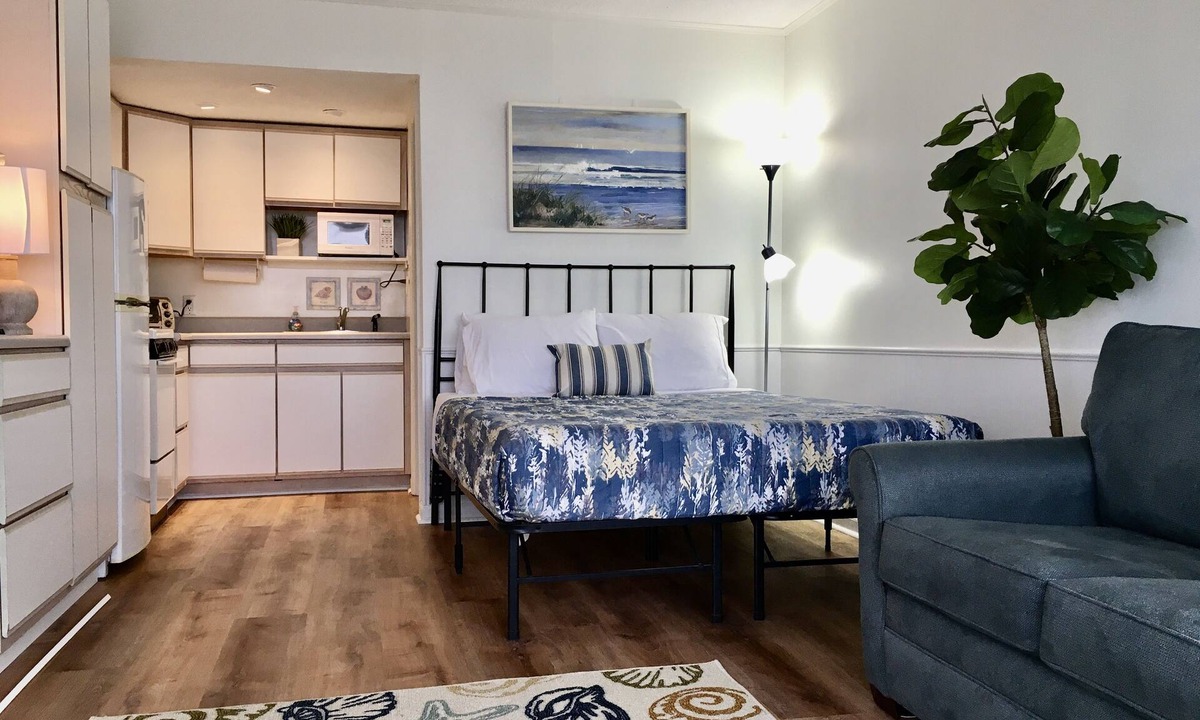 Atlantic Beach Condo | Direct Sound Water View and Beach Access Kitchen Pool