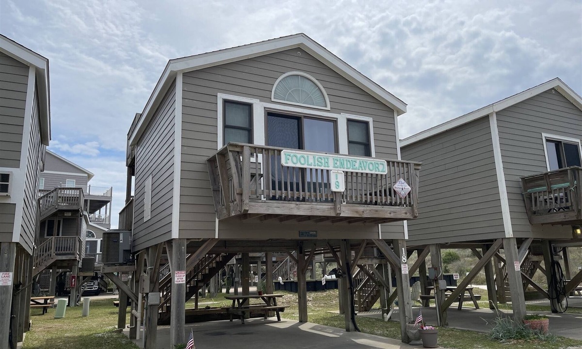 Hatteras Condo | Discover a hidden treasure at this unique, comfortable cabana Foolish Endeavor!