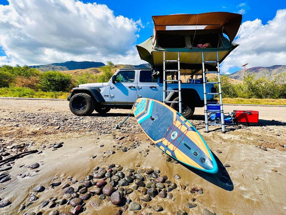 Paia Other | Explore Maui's diverse campgrounds and uncover the island's beauty from fresh perspectives every day as you journey with Aloha Glamp's great jeep equipped with a rooftop tent