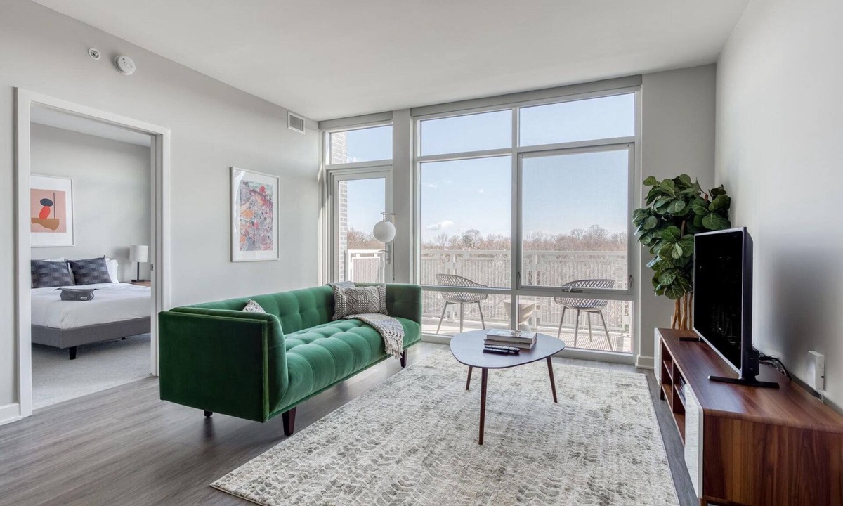McLean Apartment | Fabulous Fairfax 1BR w/Gym & W/D, close to Theater, by Blueground