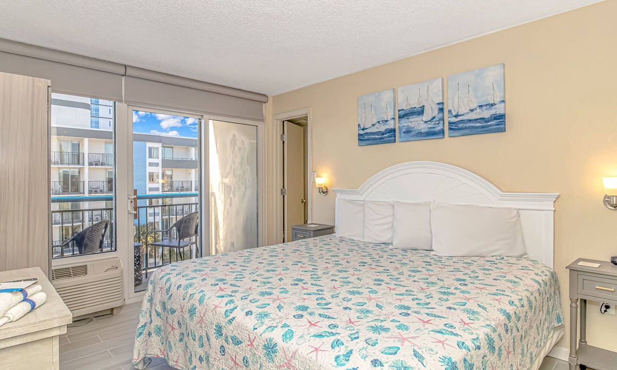 Myrtle Beach Condo | Fully Renovated King Suite! Perfect For 2 Guests! Private Balcony