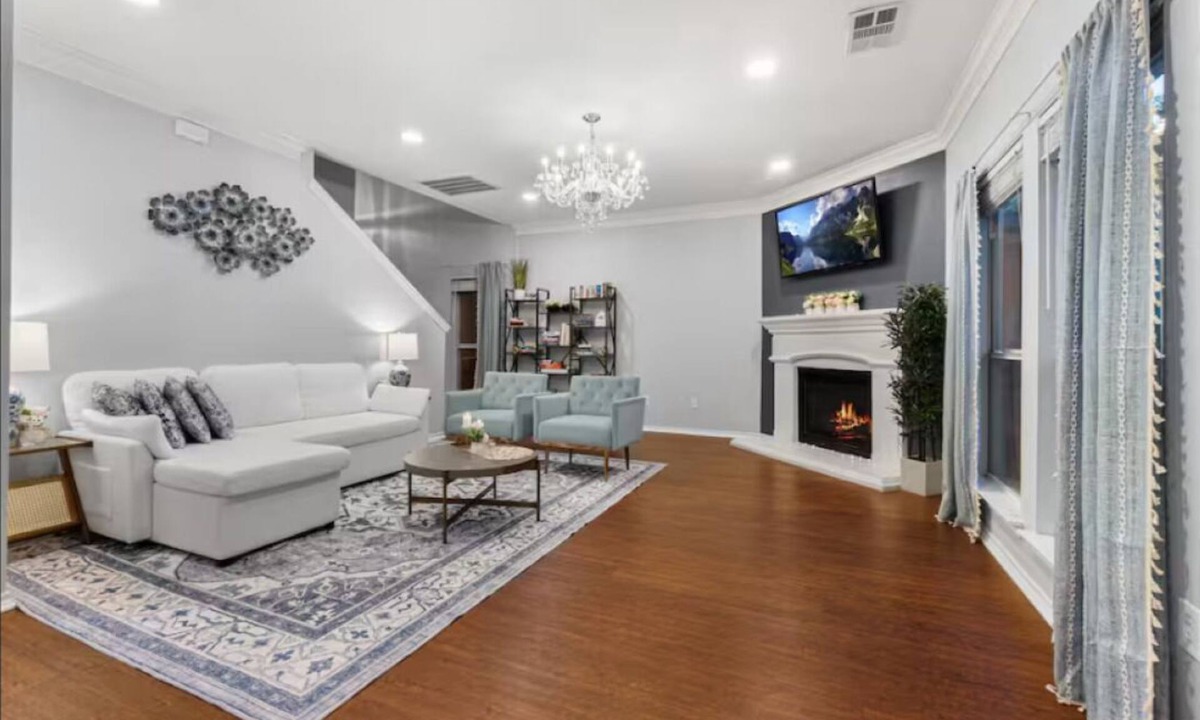 Fossil Creek House | Game Room Fun! Fire Pit + Work-Friendly Setup