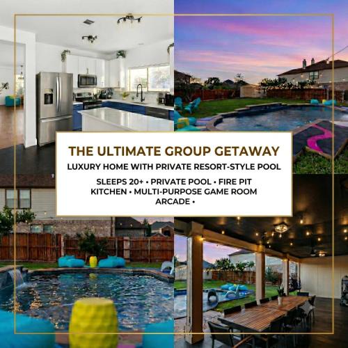 Morningside Meadows House | Grand 6BR 3BA Pool Escape Round Rock