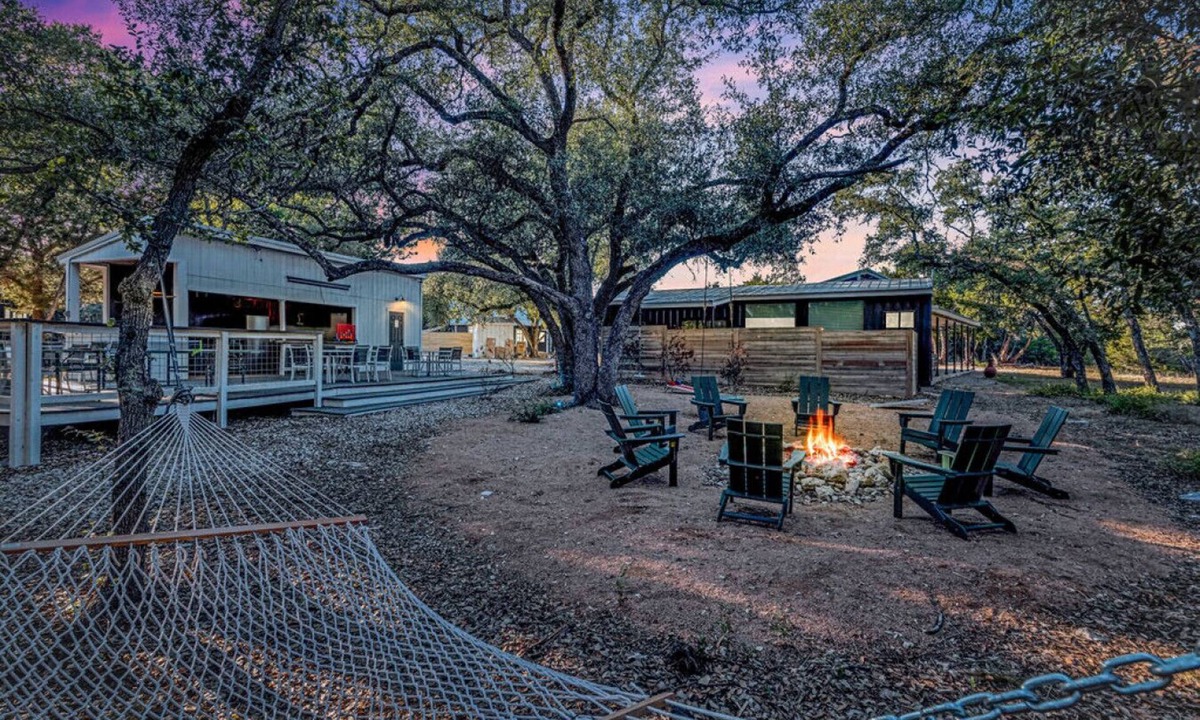 Driftwood House | Hill Country RV | Chiminea | Hot Tub