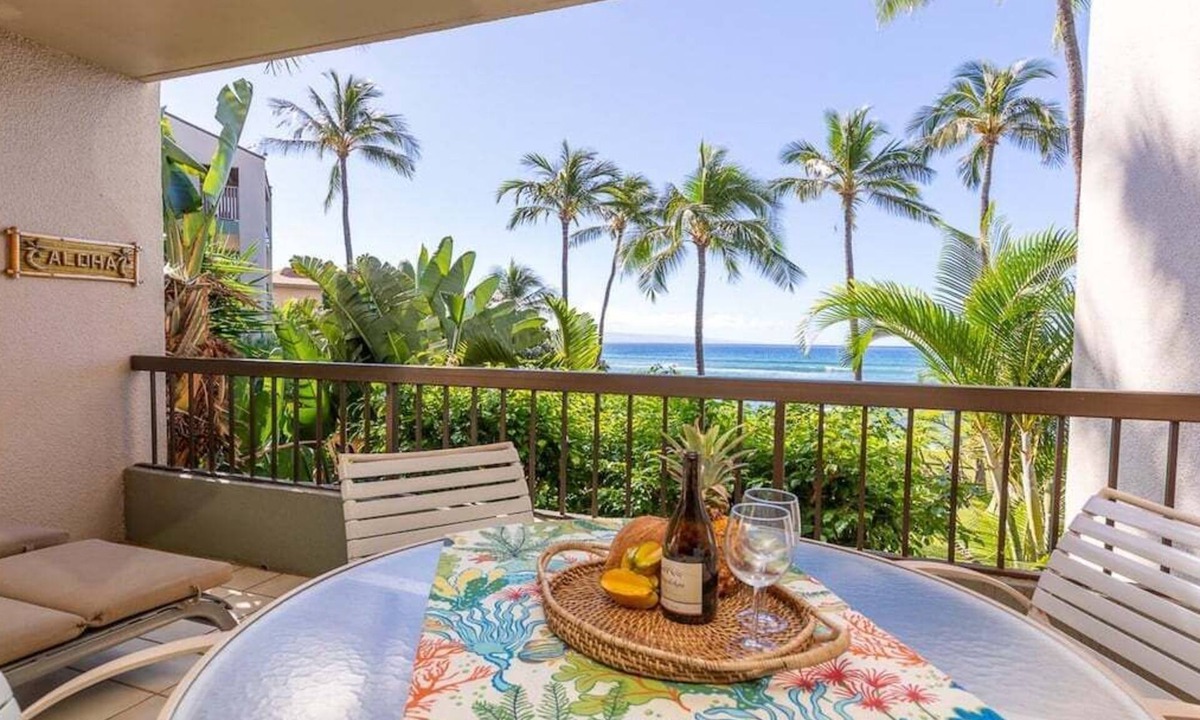 Honokowai Condo | HM A207 Spacious OceanFront 1BD w Ocean View