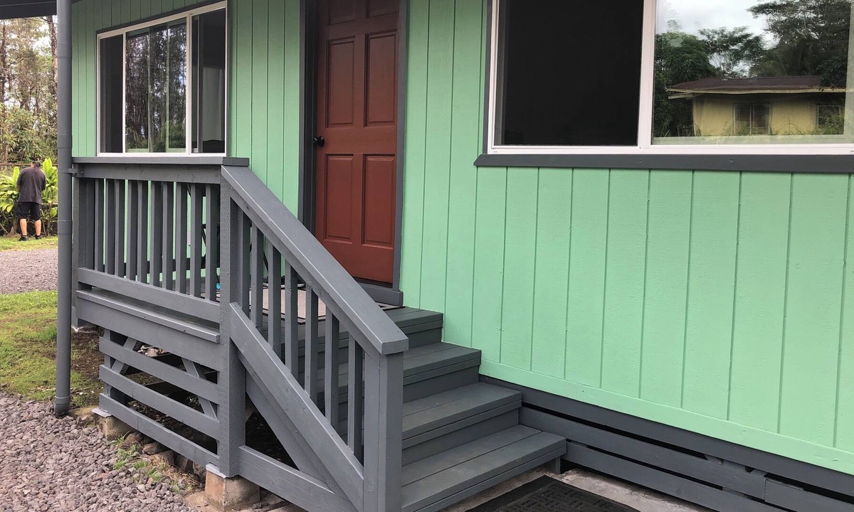 Nanawale Estates House | Home from home, full house, king beds, garden in Hawaii's jungle