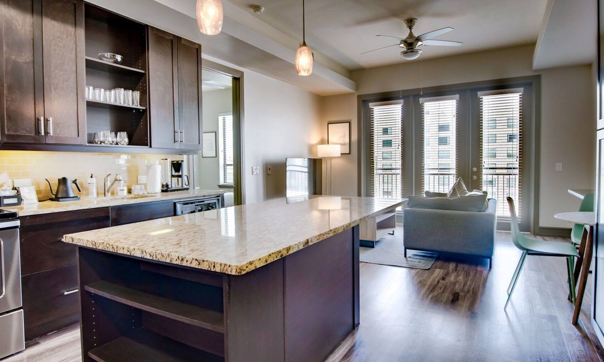 North Burnet Apartment | Kenzie Summer 541 I Modern 1 Bedroom Apartment with Terrace in Domain, North Aus
