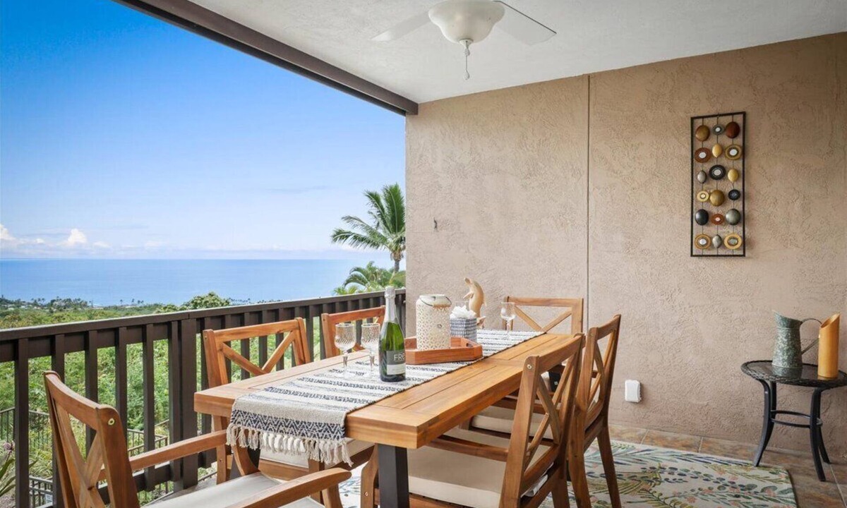 Kahaluu-Keauhou Condo | KONA WESTWIND#6 INCREDIBLE OCEAN VIEWS, CORNER UNIT