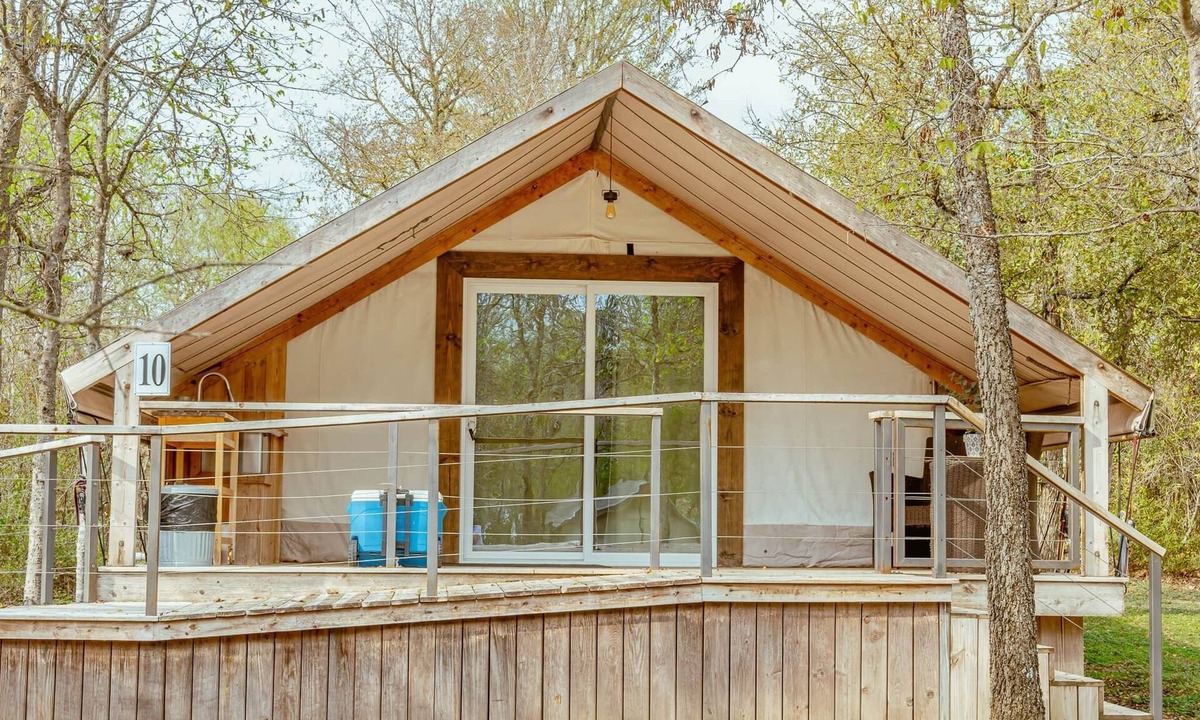Bastrop Cabin | Lakefront Glamping Safari Tent #10: Prickly Pear
