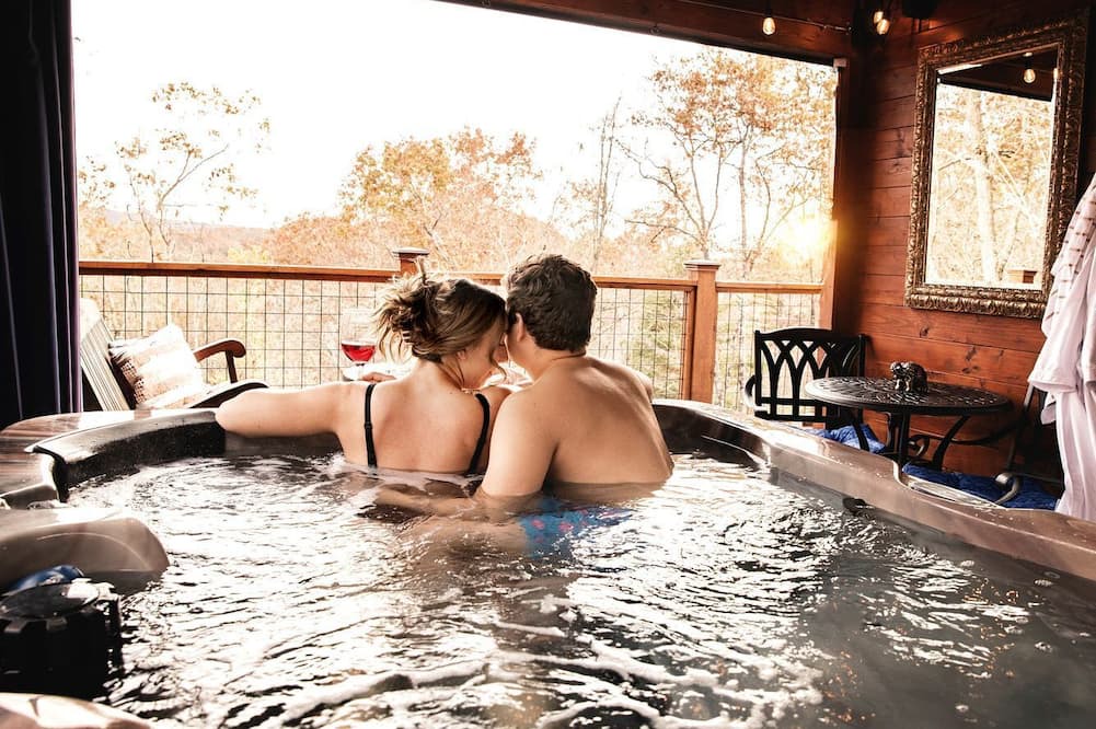 Brevard Cabin | Luxurious Dog-Friendly Cabin with Fireplace, Surrounded by Forest for a Cozy Couples Getaway in the Mountains in North Carolina