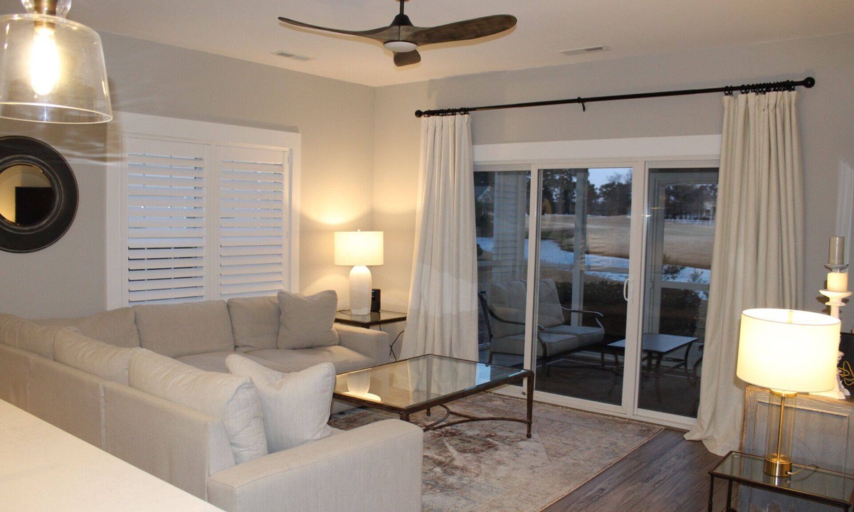 Leland Condo | Luxury 2-bedroom condo in lovely Magnolia Greens Golf Plantation Ground level