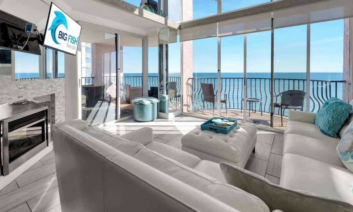 Myrtle Beach Condo | Luxury 2 Story Oceanfront Penthouse at the Palms