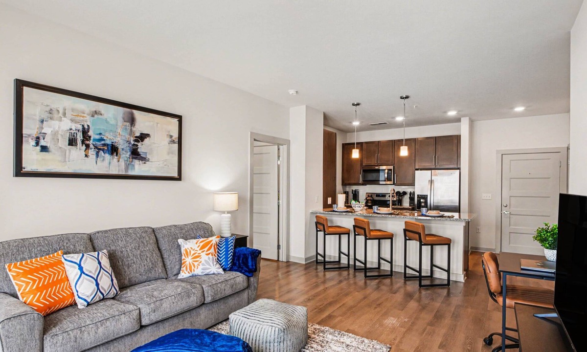 Charlotte Apartment | Luxury 2BR Near Uptown | NoDa & Light Rail
