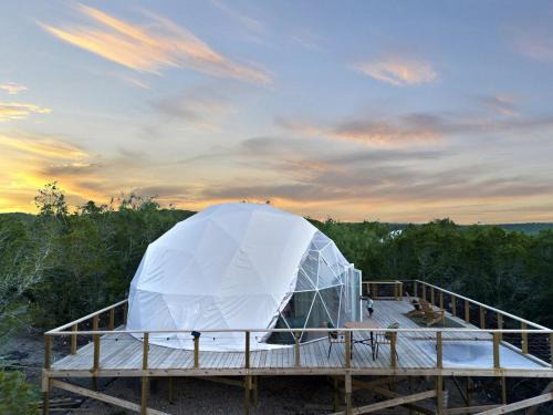 Marble Falls House | Luxury Glamping Retreat in Texas, Dome Rental for Perfect Nature Escapes