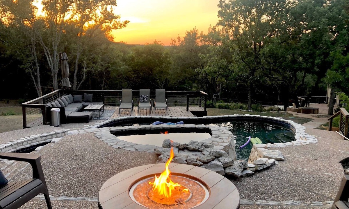 West Oak Hill House | Multiple Family or Friends Setup on 2 woodsy acres with pool and spa! Up to ten!