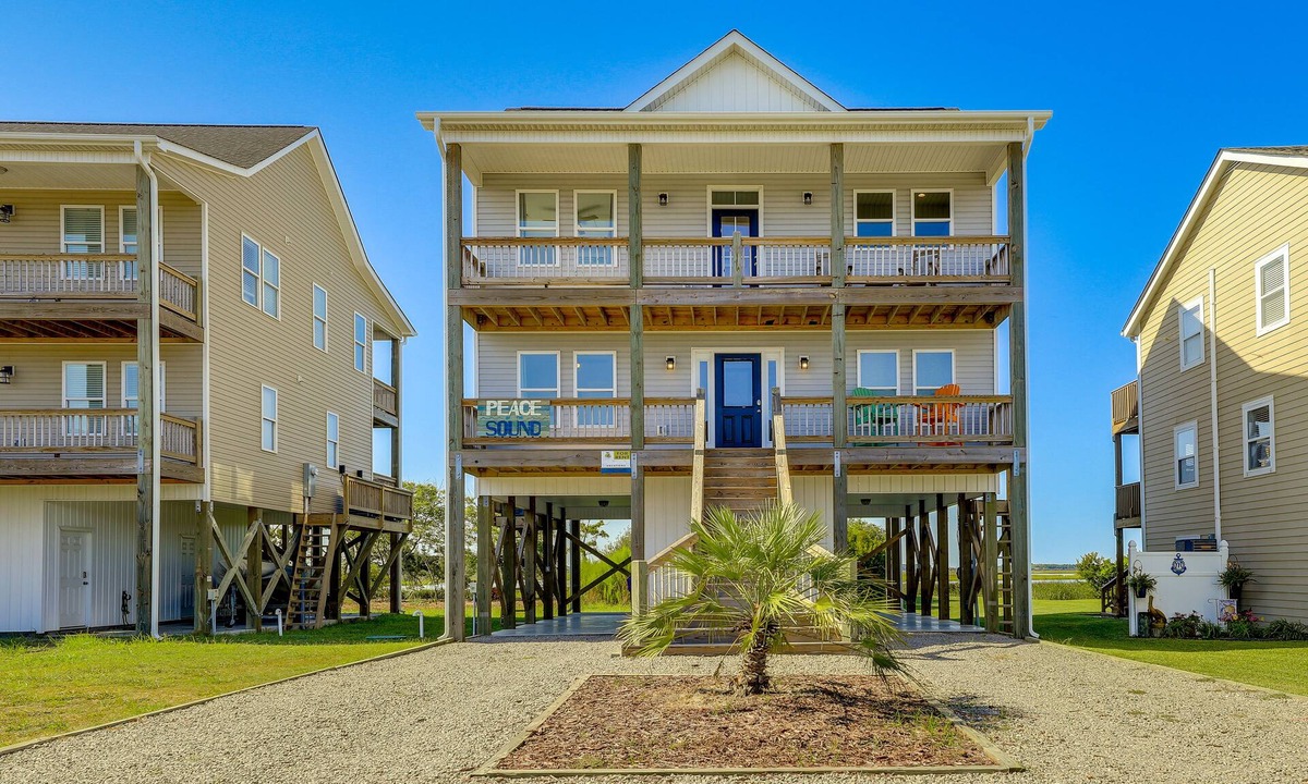 Sneads Ferry House | North Topsail Getaway w/Panoramic Sound Views!