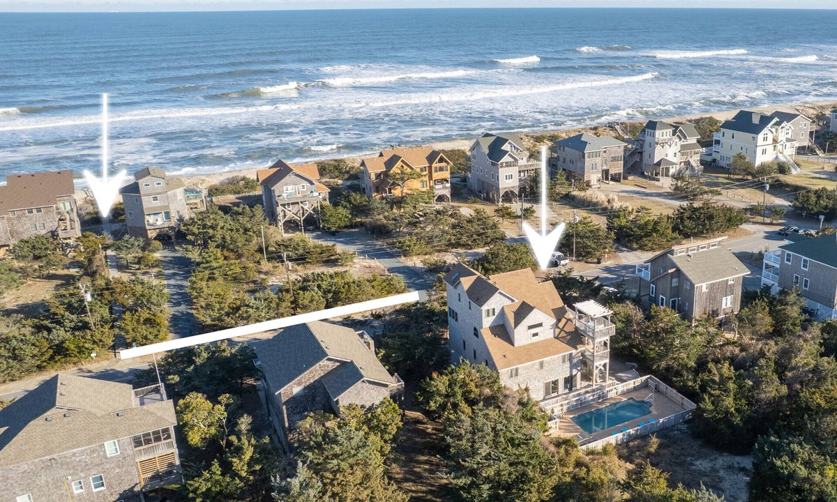 Avon House | Ocean View Retreat w/Private Htd Pool, Hot Tub ~ Steps to Beach ~ Dog Friendly