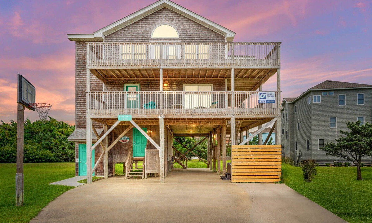 Spindrift Banks House | Ocean Views! Dog Friendly Home in Salvo w/Hot Tub, Elevator, and Screened Porch