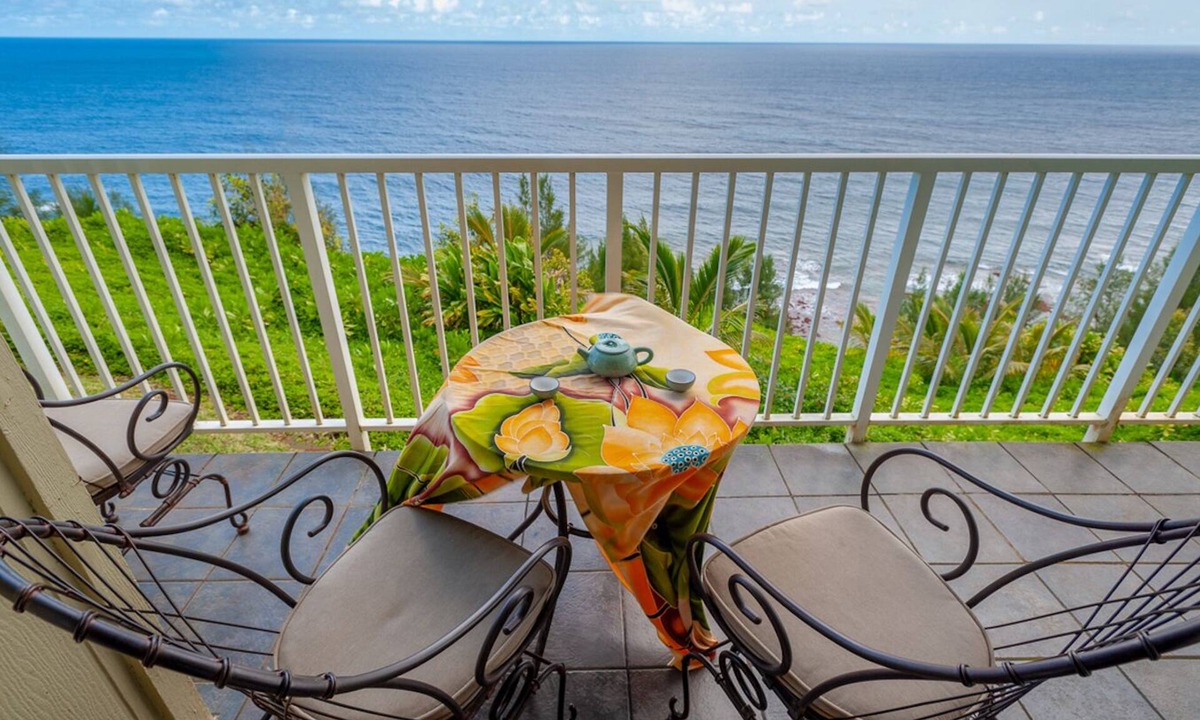 Princeville Condo | Oceanfront Condo w/Incredible Views from Every Room! Watch the Waves In Bed