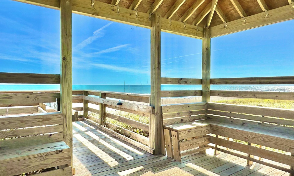 Atlantic Beach Condo | OCEANFRONT DUNESCAPE VIEW Kitchen Pool Private Beach