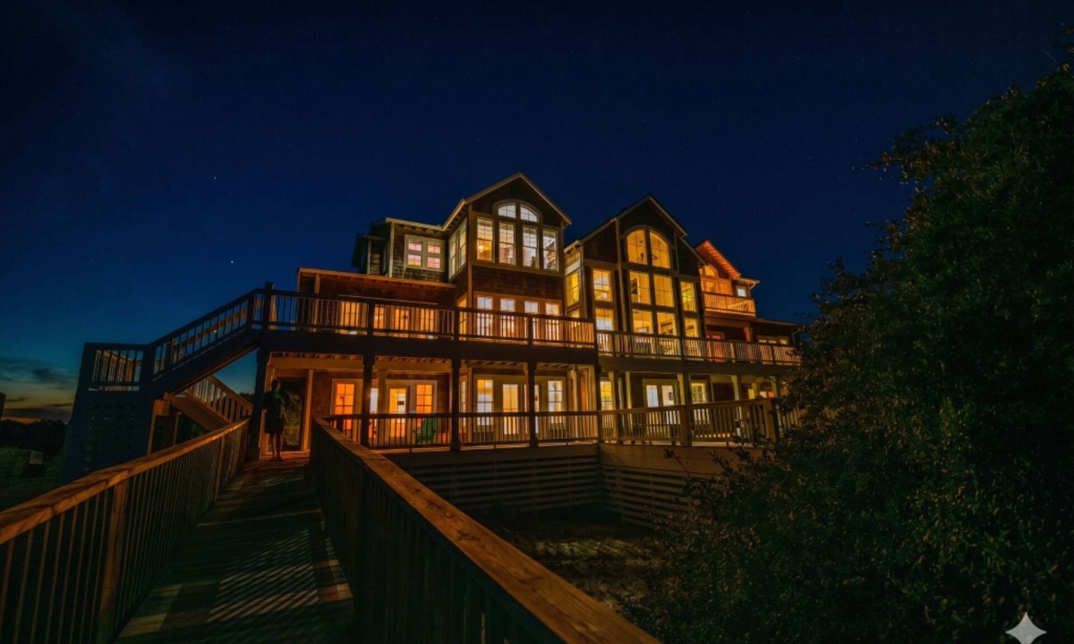 Corolla House | Oceanfront Estate | 14BR | Private Pool & Hot Tub | Sleeps 32